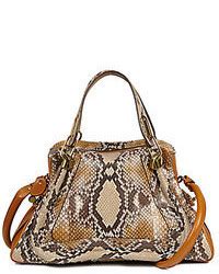 tasche mit schlangenmuster